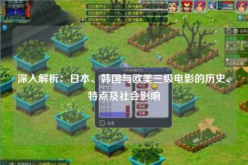深入解析：日本、韩国与欧美三级电影的历史、特点及社会影响